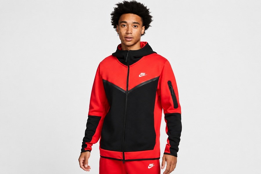 Red and Black Nike Tech