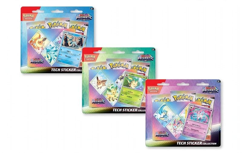 Prismatic Evolutions Tech Sticker Collection