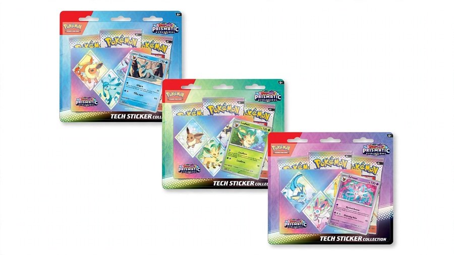 Prismatic Evolutions Tech Sticker Collection
