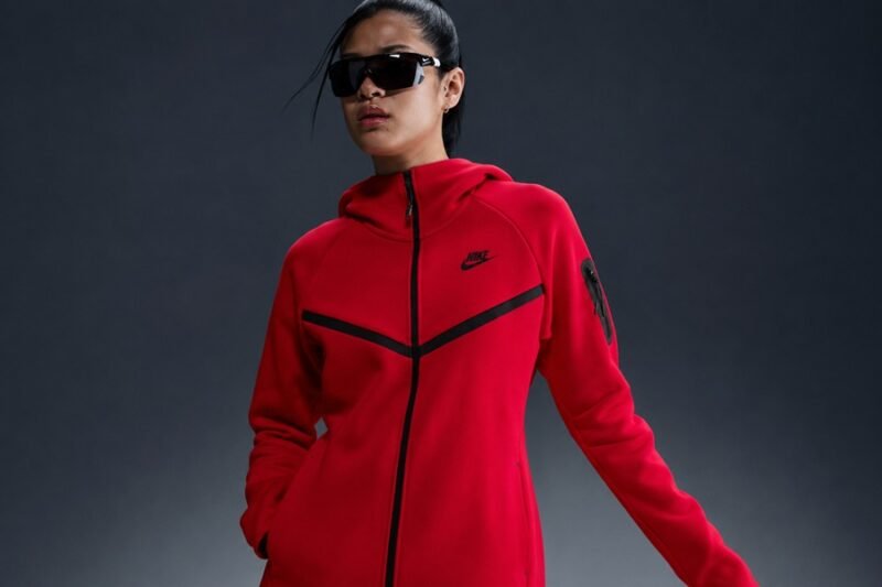 Red and Black Nike Tech