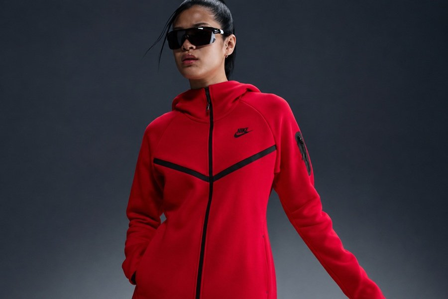 Red and Black Nike Tech